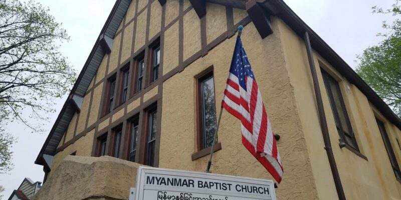 Myanmar Baptist Church,New York, 78th Avenue, Glendale, NY, USA